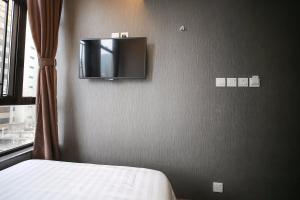 TV a/nebo společenská místnost v ubytování Hygge House