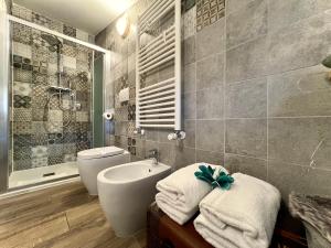 Koupelna v ubytování Peperosa in collina B&B