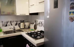 A kitchen or kitchenette at Квартира люкс в Милане (Appartamento di lusso a Milano)