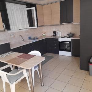 Kuchyň nebo kuchyňský kout v ubytování Apartment Mitrou 2