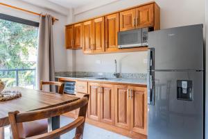 Una cocina o zona de cocina en Residencias Samara