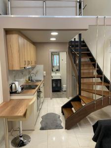 Kuchyňa alebo kuchynka v ubytovaní Luxury Loft Kalu Tsesme A + 26 fotografií