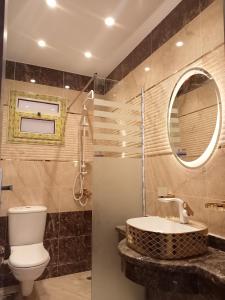 Vonios kambarys apgyvendinimo įstaigoje Relax Guest House