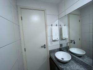 Koupelna v ubytování Beach Class Ilha do Leite - Recife