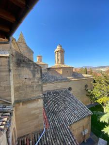 an overhead view of the roof of a building at Apartamento Horia in Viana