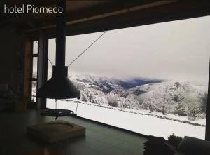 Widok na góry z tego hotelu