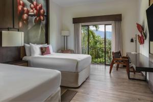 Ein Bett oder Betten in einem Zimmer der Unterkunft Costa Rica Marriott Hotel Hacienda Belen