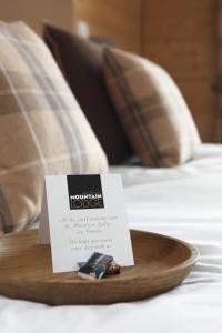Mountain Lodge, Les Crosets客房内的一张或多张床位