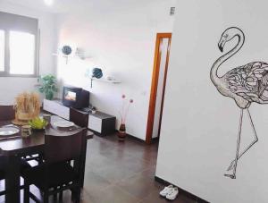 A seating area at Apartamento en el Corazon del Delta