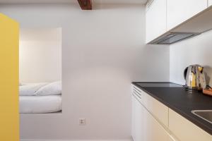 Linde Heiden Swiss Quality Hotel的厨房或小厨房