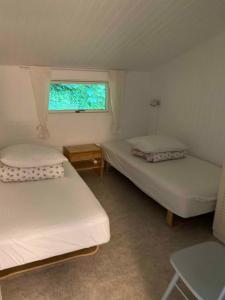 En eller flere senge i et værelse på Summer House Near The Water's Edge On Bornholm