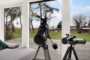 Fitness centrum a/nebo fitness zařízení v ubytování Amazing Holiday Home With View At The Water