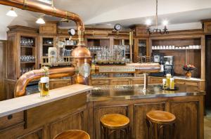 Lounge nebo bar v ubytování Altstadt- und Businesshotel Pfaubräu - Brauereigasthof - Frühstücksbuffet - kostenfreie Radgarage - Hunde willkommen