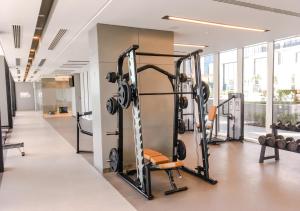 Γυμναστήριο ή/και όργανα γυμναστικής στο Nasma Luxury Stays - Harbour Gate Tower 1