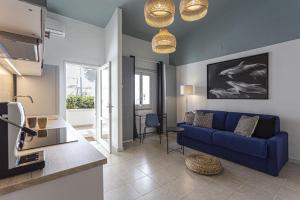 Гостиная зона в Dimore al mare-Stelladelmare Fontanebianche +14 фотографий