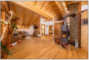 Η κουζίνα ή μικρή κουζίνα στο Ferienchalet Elisabeth