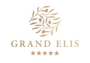 a leafy logo with the words grand elits at Grand Elis Hotel & Spa Resort 
