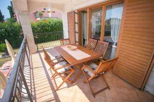 Balkón alebo terasa v ubytovaní Villa Nevena in Buići Poreč for max 10 Persons 6km from the beach
