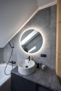 Koupelna v ubytování Apartmány Na Lánech
