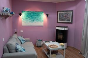 Posezení v ubytování B&B Casa Caporali