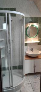 Koupelna v ubytování Chambre d'hôtes de la tulipe