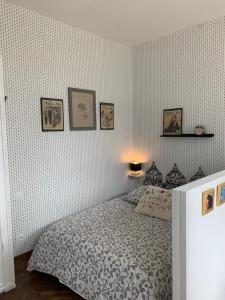 Posteľ alebo postele v izbe v ubytovaní Escapade girondine