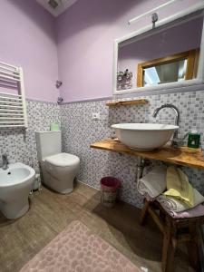 Koupelna v ubytování B&B Casa Caporali