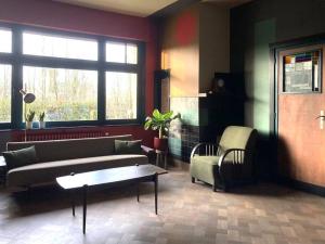 Posezení v ubytování B&B Huis Billiet