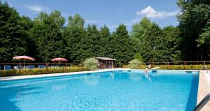 Bazén v ubytování Le Manoir Hôtel nebo v jeho okolí