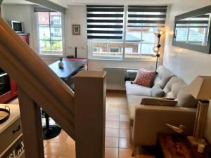Posedenie v ubytovaní Appartement Duplex Cosy au calme à 50m de la plage