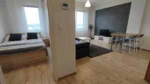 Posteľ alebo postele v izbe v ubytovaní Apartament Korazone ZATOR