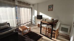Posedenie v ubytovaní Appartement cosy Saint Lary village