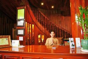 Zona de hol sau recepție la Shining Angkor Apartment Hotel