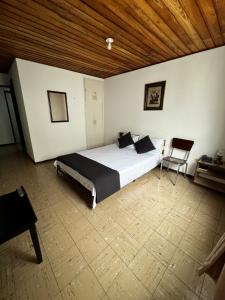 Hotel Alpino Armenia客房内的一张或多张床位
