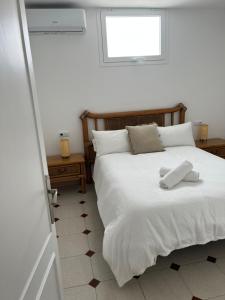 Posteľ alebo postele v izbe v ubytovaní Donkey house