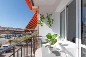 Balkón nebo terasa v ubytování Apartamento con terraza centrico