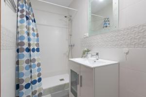 Koupelna v ubytování Apartamento con terraza centrico