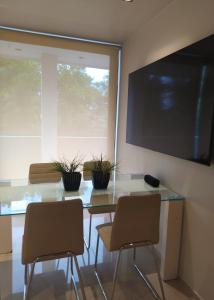 TV a/nebo společenská místnost v ubytování Departamento premium , 80 m2, excelente ubicacion