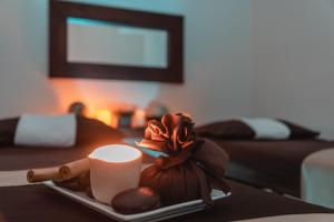 Ένα ή περισσότερα κρεβάτια σε δωμάτιο στο Hotel Spiwak Chipichape Cali