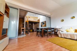 Posezení v ubytování Appartamento Palazzo Barocci