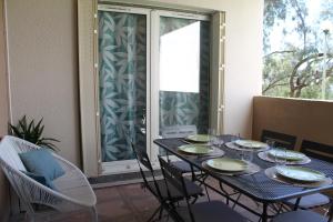 Balkón alebo terasa v ubytovaní Location Ajaccio