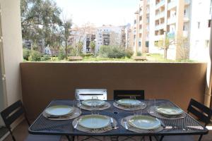 Balkón alebo terasa v ubytovaní Location Ajaccio