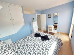 Łóżko lub łóżka w pokoju w obiekcie Casa DamiAnna - Pool - WiFi - FuerteventuraBay