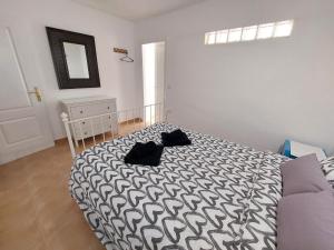 Łóżko lub łóżka w pokoju w obiekcie Casa DamiAnna - Pool - WiFi - FuerteventuraBay