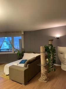 Postel nebo postele na pokoji v ubytování Lake Apartment 3