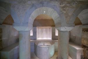 Kupatilo u objektu Shoestring Cave House