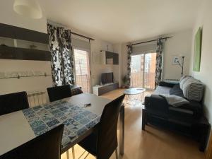 Posezení v ubytování Oasis familiar Terrassa
