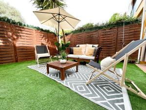 Taman di luar Apartamento Brisas