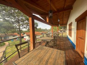 Balkoni atau teres di cabañas Mazzatl jacuzzy