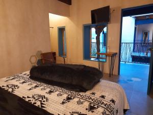 Postel nebo postele na pokoji v ubytování Hotel Pepen